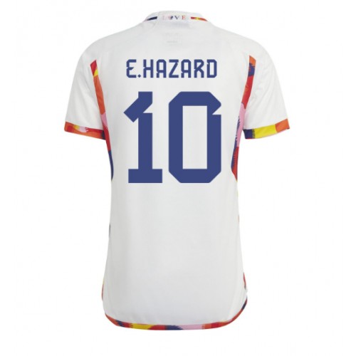 Belgie Eden Hazard #10 Venkovní Dres MS 2022 Krátký Rukáv
